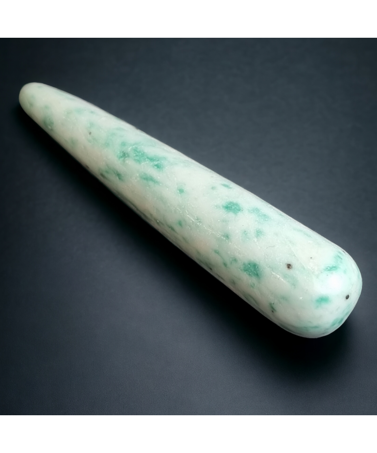 Bâton de massage et de compression des points d'acupuncture Jade