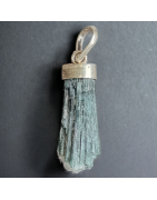 Pendentif Tourmaline verte Argent 925