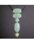 Pendentif Jade sur cordon