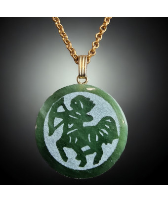 Pendentif Jade "Sagittaire"...