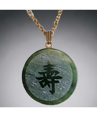 Pendentif Jade "signe...