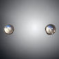 Boucles Pierre de lune blanche Argent 925