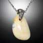 Pendentif Opale de feu avec chaîne
