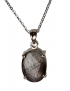 Pendentif Quartz rutile Tourmaline noire