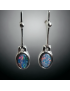 Boucles Opale Harlequin A+ Argent 925