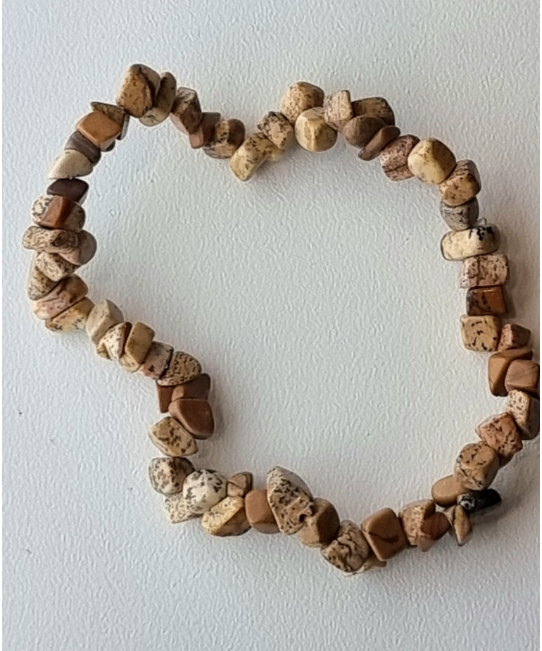 Bracelet Jaspe paysage baroque