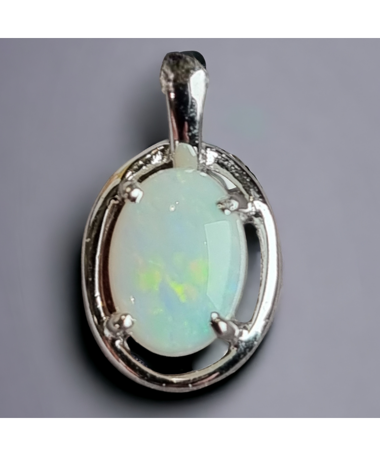 Pendentif Opale Argent 925