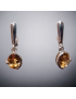 Boucles Citrine Argent 925