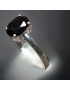 Bague Spinelle noire Argent 925