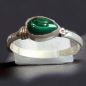 Bague Malachite Argent 925 Taille 58