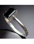 Bague Spinelle noire Argent 925