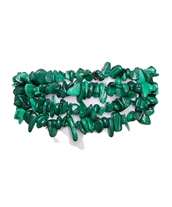 Bracelet Jade vert du Canada Baroque 19cm