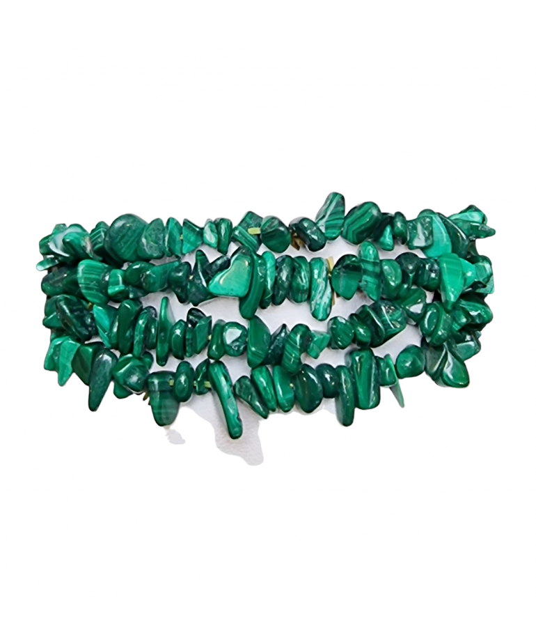 Bracelet Jade vert du Canada Baroque 19cm