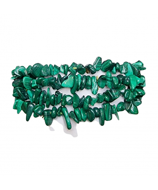 Bracelet Jade vert du Canada Baroque 19cm