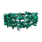 Bracelet Jade vert du Canada Baroque 19cm