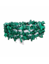 Bracelet Jade vert du Canada Baroque 19cm