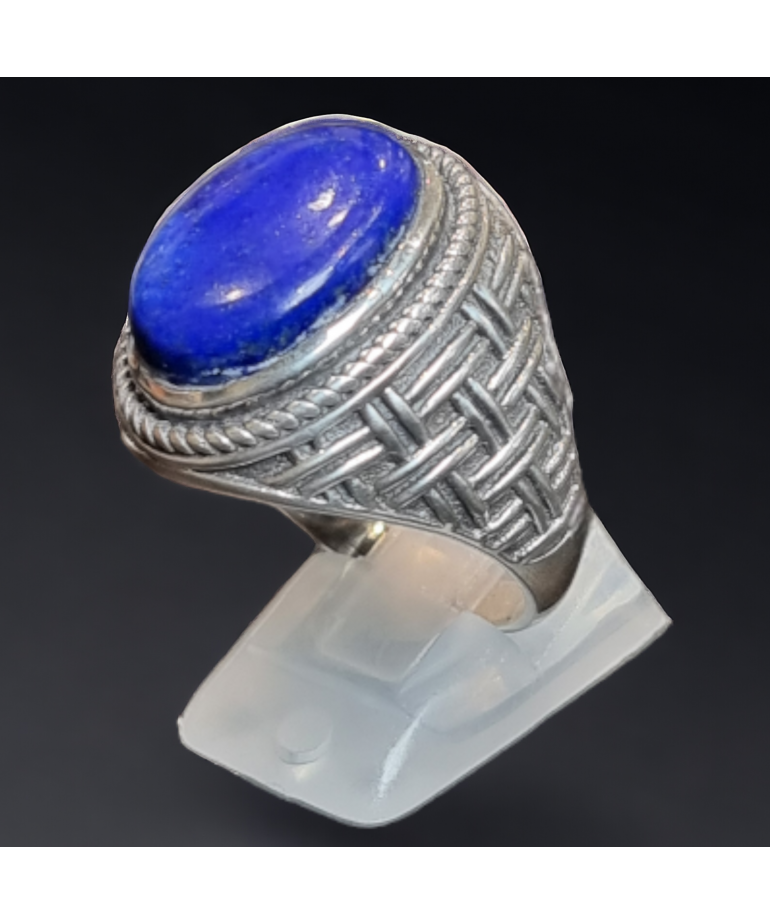 Bague Lapis-lazuli Argent 925 Taille 65