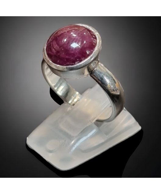 Bague Rubis cabochon Argent 925