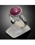 Bague Rubis cabochon Argent 925