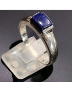 Bague Lapis-lazuli Argent 925 Taille 68