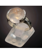Bague Quartz rose Argent 925