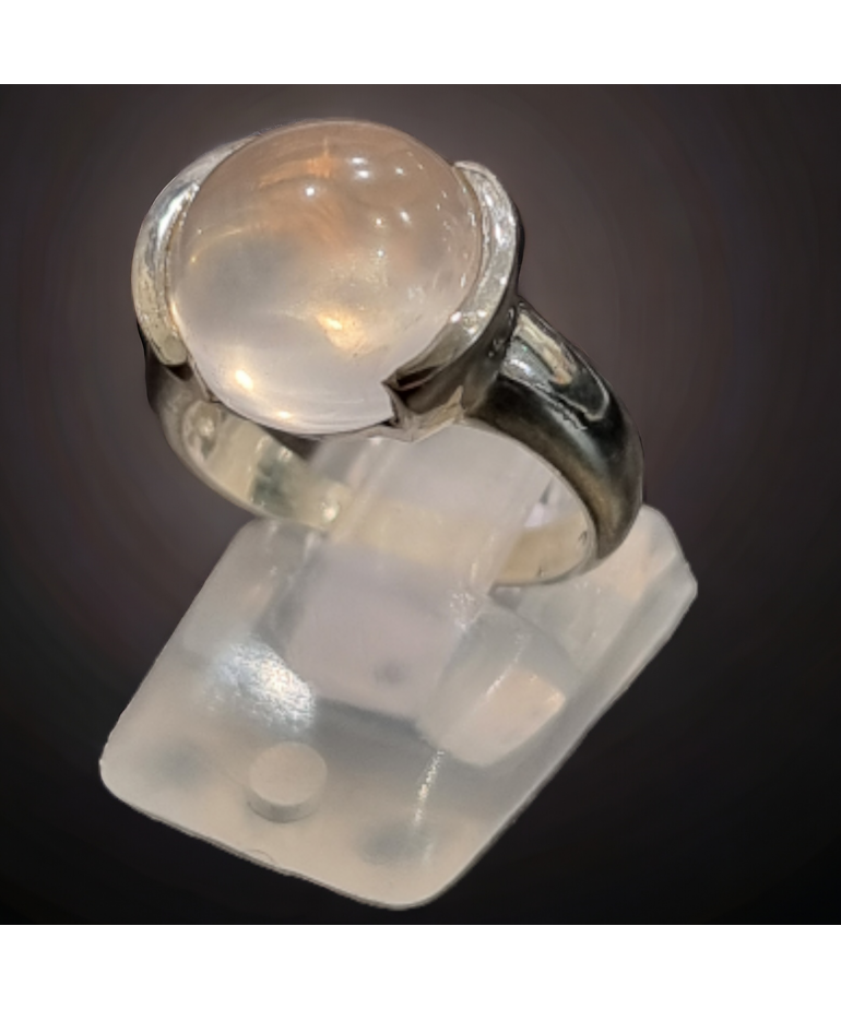 Bague Quartz rose Argent 925