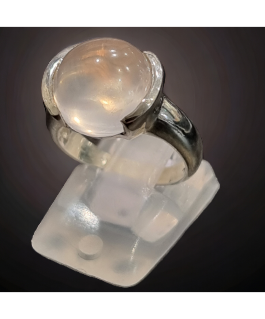 Bague Quartz rose Argent 925