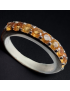 Bague Citrine Type Alliance Argent 925