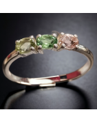 Bague Tourmaline Argent 925 Taille 53