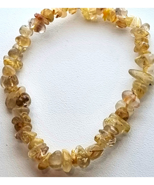 Bracelet Citrine Baroque 19cm (s)