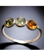Bague Tourmaline Argent 925 Taille 53
