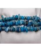 Bracelet Apatite bleue Baroque 19cm (s)
