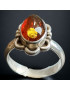 Bague Ambre baltique Argent 925