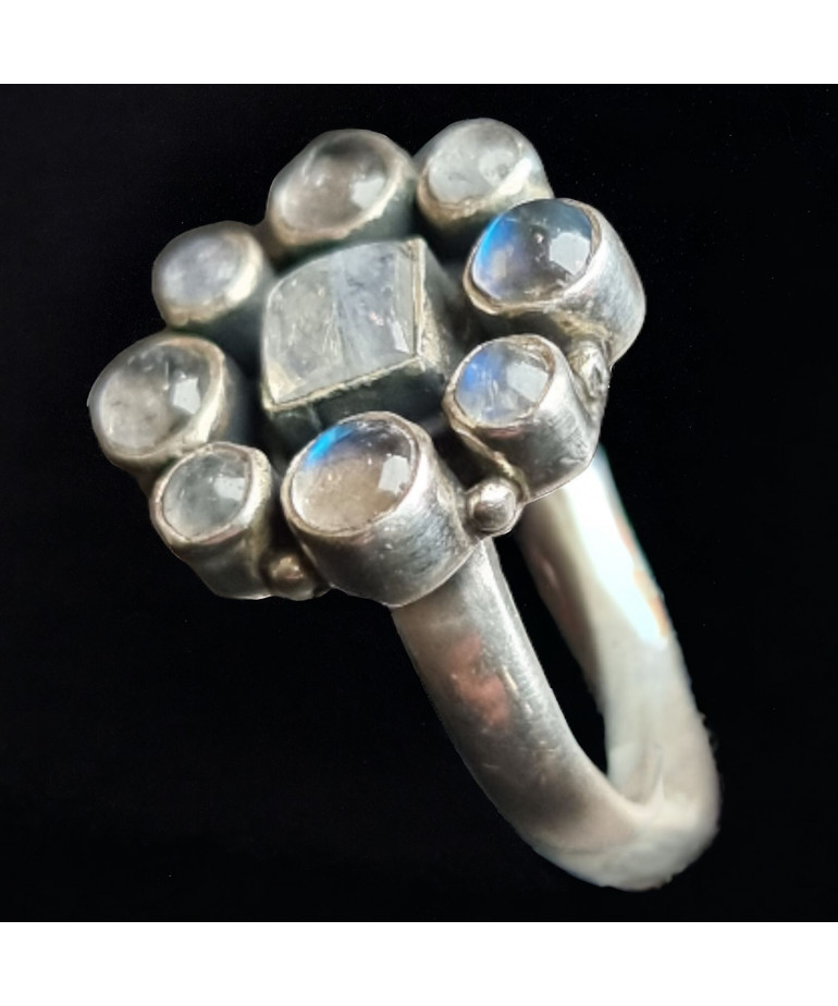 Bague Labradorite Argent 925 Taille 53