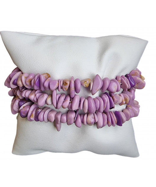 Bracelet Lépidolite baroque