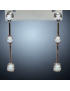 Boucles Opale blanche Argent 925