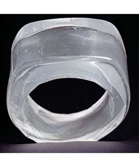 Bague Cristal de roche pierre