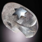 Bague Quart rutile pierre & Etoile Argent Taille 56