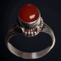 Bague Cornaline Argent 925 Taille 52