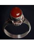 Bague Cornaline Argent 925 Taille 52