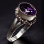 Bague Améthyste Argent 925 Taille 56