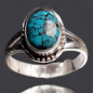 Bague Turquoise Argent 925 Taille 53