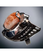 Bague Pierre de soleil Argent 925 Taille 59+