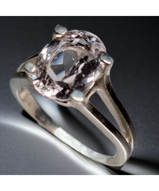 Bague Kunzite argent 925 Taille 53
