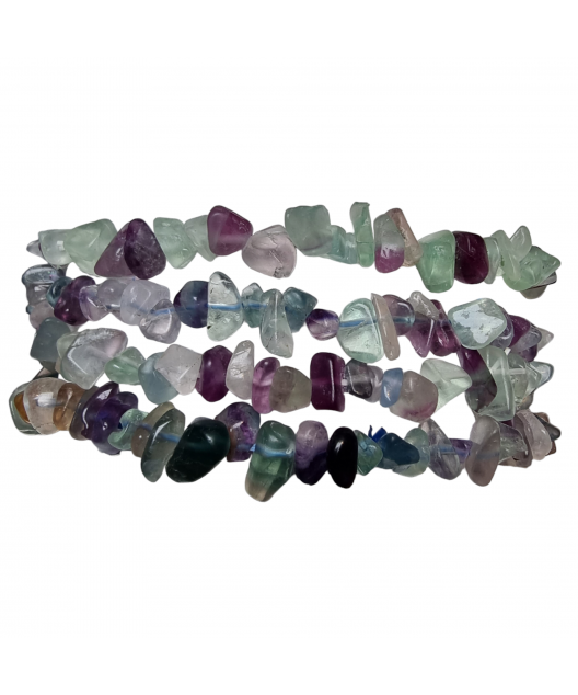 Bracelet Fluorite Rainbow baroque