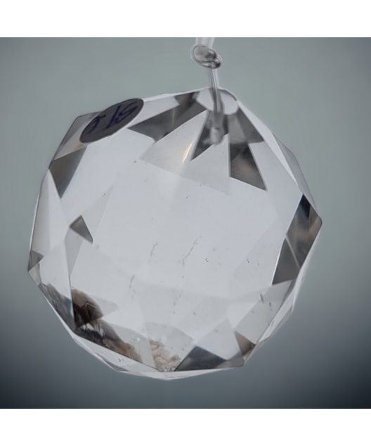 Cristal de roche Attrape soleil sur fil nylon
