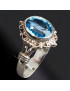 Bague Topaze bleue Argent 925