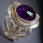 Bague Améthyste Argent 925 Taille 56