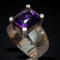 Bague Améthyste Argent 925 Taille 55
