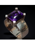 Bague Améthyste Argent 925 Taille 55